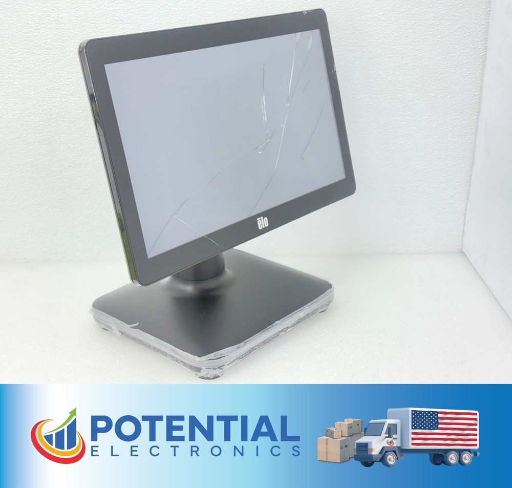 FOR PARTS | Elo EPS15E5 E442161 i5 9th gen 15.6″ POS System – Damaged Screen