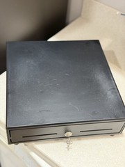 Black register box and cash drawer **KEY INCLUDED**