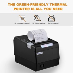 Versatile POS Thermal Printer for Windows/Mac/Linux with Customizable Features