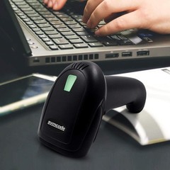 USB Wireless Barcode Scanner Stand 2in1 2.4Ghz USB 2.0 Rechargeable 1D