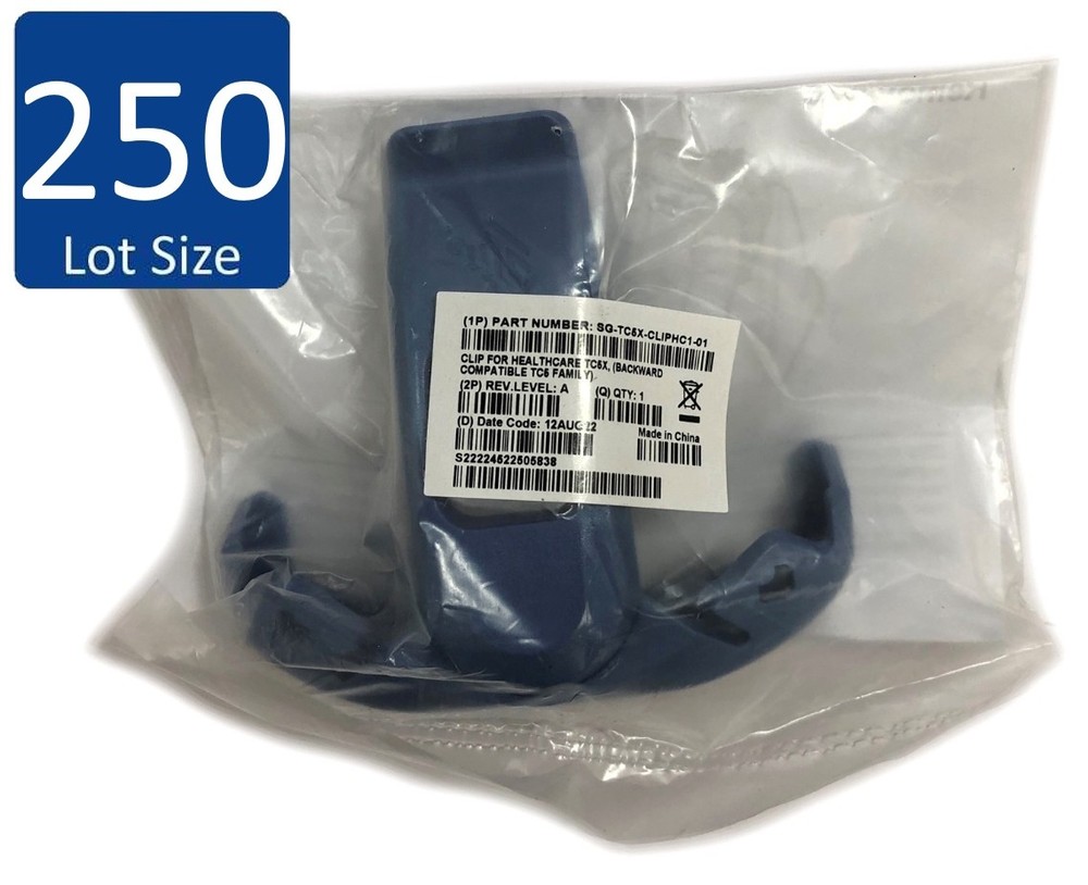 Lot of 250 NEW Zebra Snap On Rotating Clip for TC5X P/N SG-TC5X-CLIPHC1-01