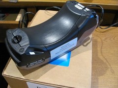 VeriFone VX520 Credit Card Terminal Machine Powers On w/Cords & Box