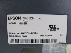 MICROS Epson TM-U220B IDN Dot Matrix POS Receipt Printer M188B