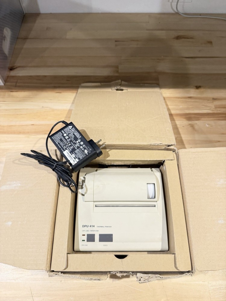 SEIKO SII DPU-414 THERMAL PRINTER + POWER SUPPLY (TESTED)