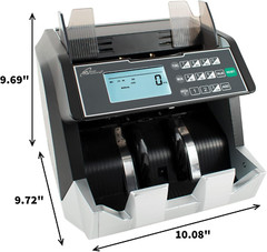 USD Money Counter with Add and Batch Mode, Value Counting and UV/MG/IR Counterfe