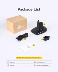 Inateck Barcode Scanner Charging Base, Easy to Use, Suitable for BCST-60,…