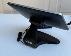 Toast Flex TT200 POS System With Flip Display And Power Supply Used Good Cond
