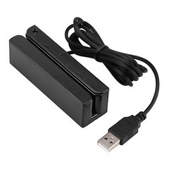MSR90 USB Swipe Magnetic Credit Card Reader, 3 Tracks, Mini Smart Card Reader