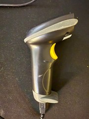 NADAMOO BUR3003 433MHz Wireless Barcode Scanner Tested Working Set of 2