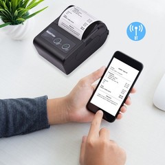 1-Portable 58mm 2 Inches Wireless BT Thermal Bill Receipt Printer Mini IADT