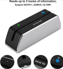 Bluetooth VIP Card Swiper Reader Writer Encoder Hico 3 Tracks USB and Bluetoot