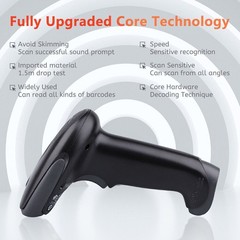 Honeywell Hyperion 1300G-2USB Handheld 1D Laser Barcode Scanner Reader USB Kit