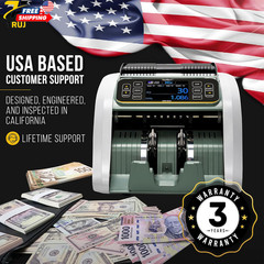 Money Counter Machine KBR-500 Mixed Denomination Business Grade w/Advanced