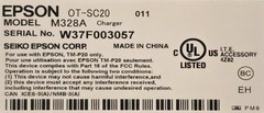 Epson TM-P20 M327B Mobile Receipt Printer w/ Battery Charging Dock OT-SC20 M328A