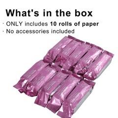 High Gloss Ultrasound Thermal Paper Rolls, 110mm x 18m, 10 Pack for Printers