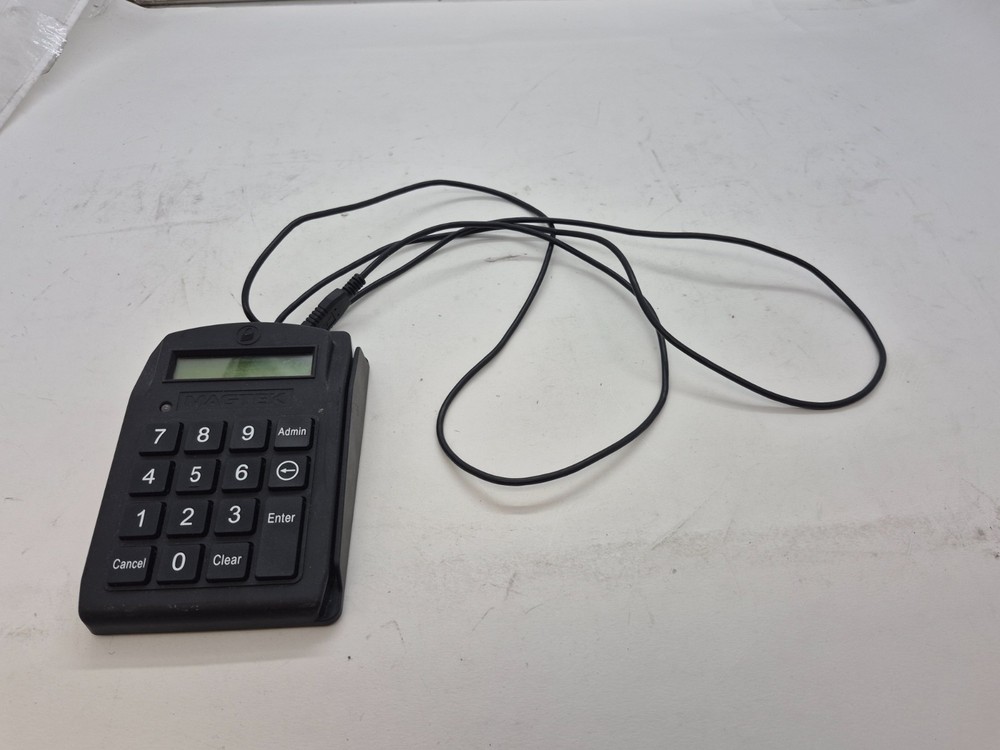 Lot of 2 Magtek Dynapad 21087008 USB Magnetic Card Scanner & Keypad Only