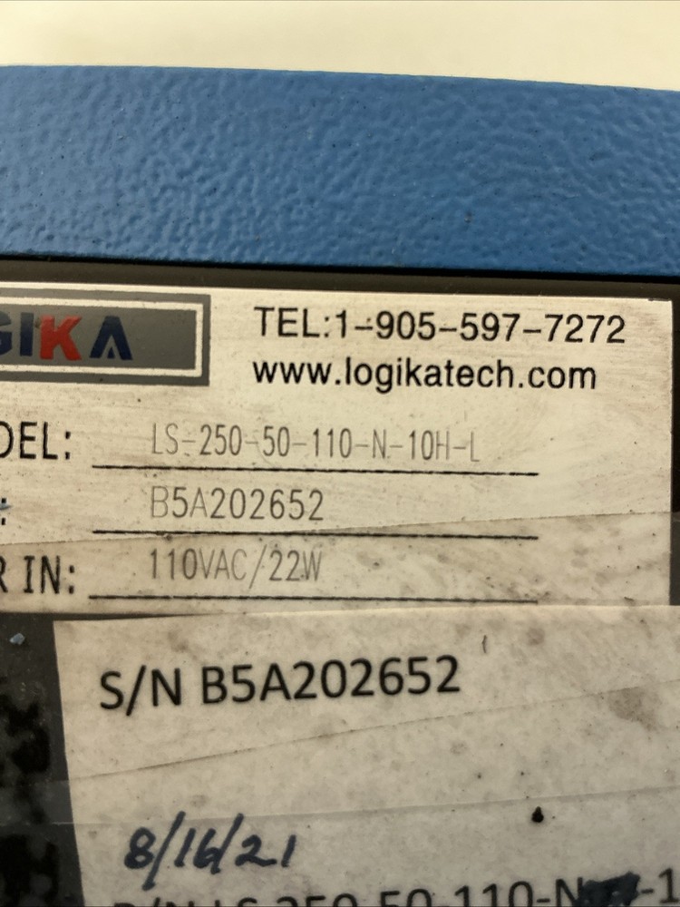 Logika LS-250-50-110-N-10H-L Industrial Loop Scanner. AB-627s