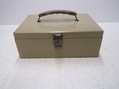 Metal Cash Box Removeable Tray