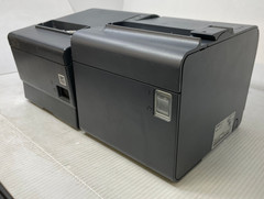 Lot of 2 EPSON M244A & M313A Serial Thermal Receipt Printer AS-IS