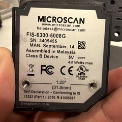 MICROSCAN FIS-6300-5008G MINI HAWK High Speed Scanner+ QUADRUS EZ + IB-151