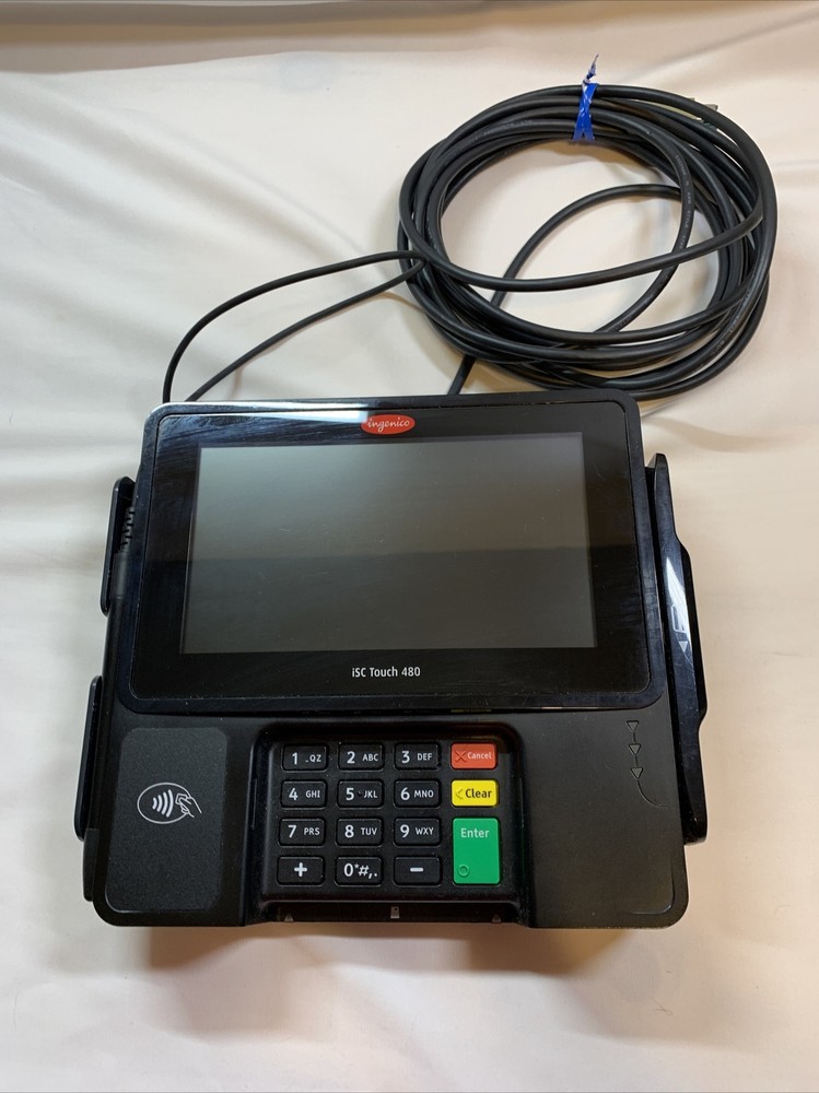 Ingenico isC Touch 480 Card Reader Parts Only As Is Used