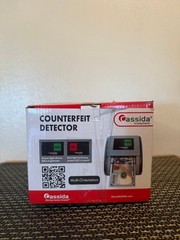 Cassida InstaCheck Counterfeit Detector IR MG UV Compact Gray Money Checker