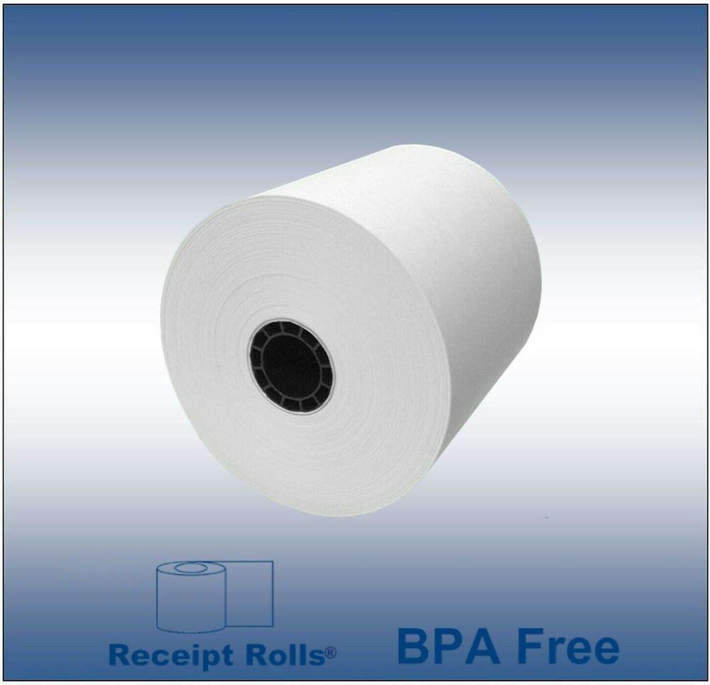 3 1/8″ (80mm) x 230′ BPA Free Thermal POS Paper Rolls – 100 Rolls (2 cases) USA