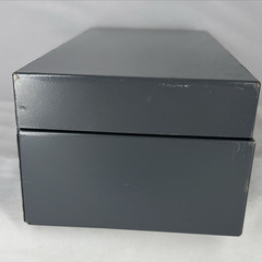 Steel Master M1914 Lock Box Cash Portable 10x5x3 No Key Gray Metal
