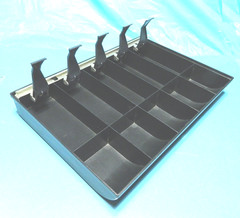 Cash Drawer Register Plastic Insert 16″ x 11.25″ x 2.25″ 5 Bill & Coin Unbranded