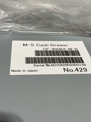 M-S Cash Drawer Printer Driven Keys Included Black CF-405BX-M-B URUB-9