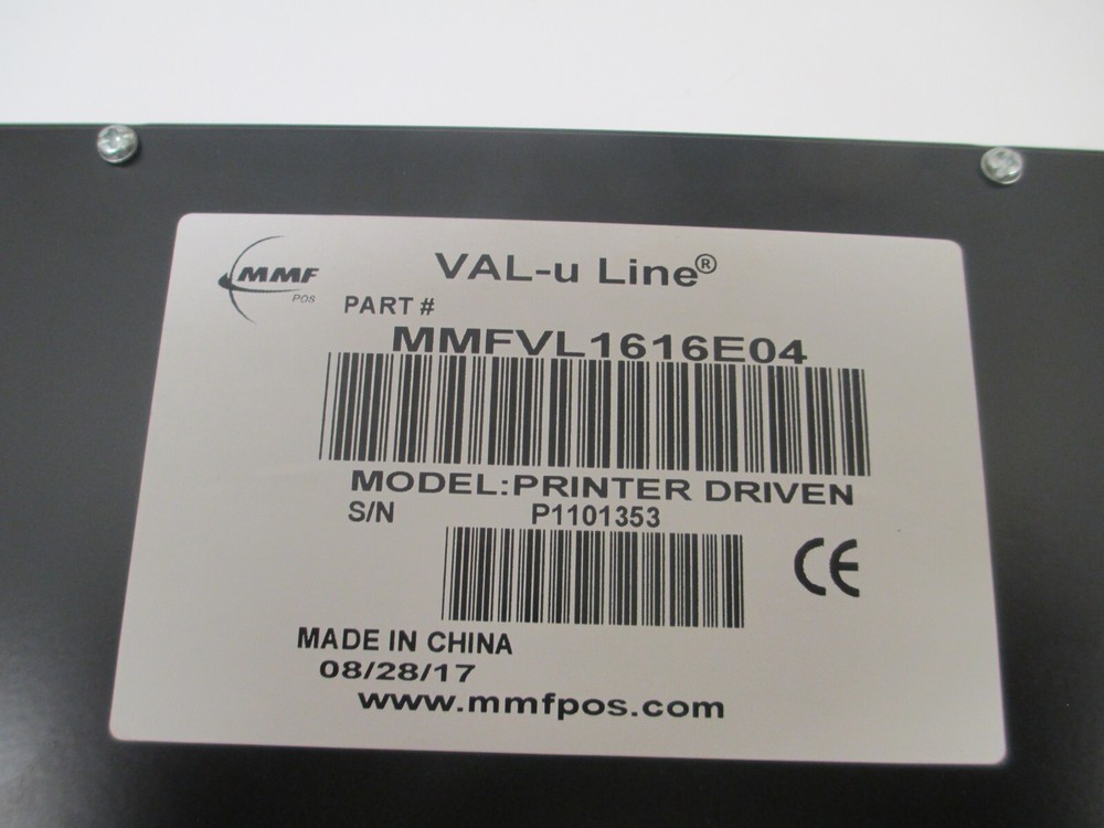 MMF Val-U Line Cash Drawer MMFVL1616E04 *No Keys*