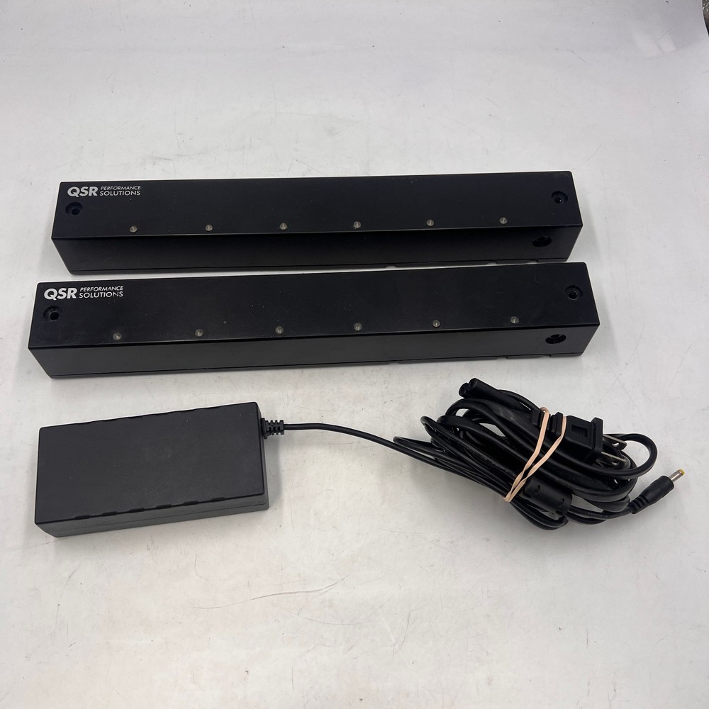 TWO 6-Pin NEXERGY BATTERY CHARGER AV140 FOR HEADSETS WITH ONE Power Supply QSR