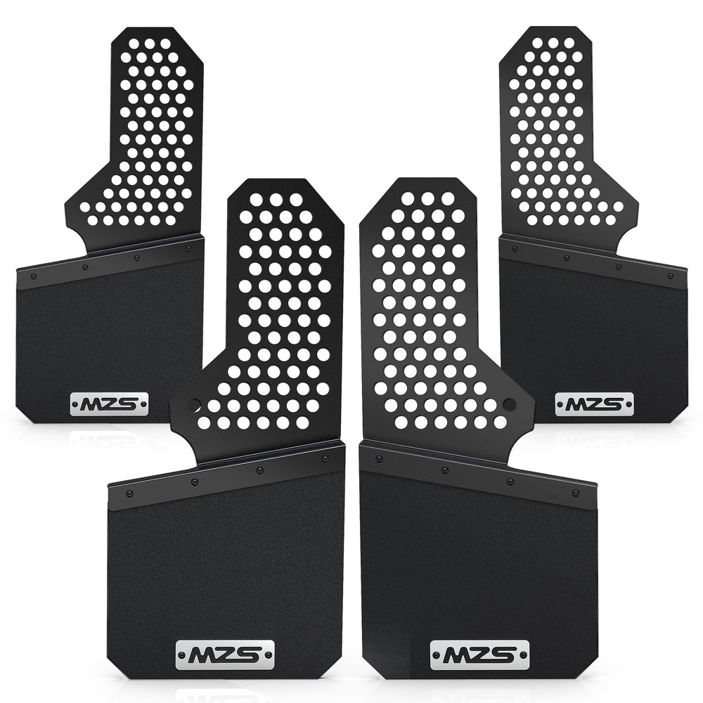 MZS Mud Flaps Splash Guards Compatible with Ram 1500 2500 3500, Offset No Dri…