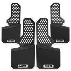 MZS Mud Flaps Splash Guards Compatible with Ram 1500 2500 3500, Offset No Dri…