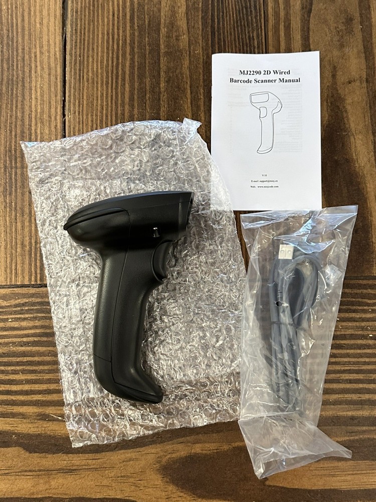 1D 2D Wired Handheld Bar Code Scanners Readers for Computers USB Cable