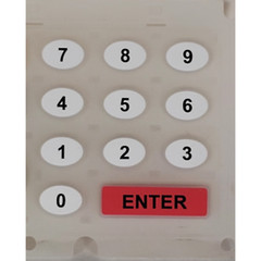Teklogix 8055 or 8060 ABC F30 Rubber Keypad Assembly. Keypad Only.