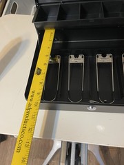 Honeywell Tiered Cash Box With Lock, (no keys)