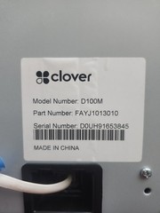 Clover POS Cash Register System – Touchscreen Display + Card Reader