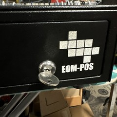EOM-POS Heavy Duty Cash Register Drawer with built in cable for receipt printer