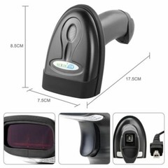 Lector De Codigo De Barras Inalambrico Punto De Venta POS Laser Inventario USB