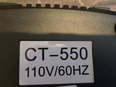 Uveritech Fraud Fighter CT-550 Desktop Counterfeit Bill Detector w/ AC