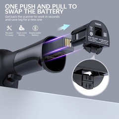 TEEMI TMSL-58CR 2D Bluetooth Barcode Scanner QR USB Cradle Wireless