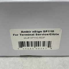 Ambir Technology SP110-RDP Signature Pad – ST-BE105-2-FTAMB