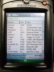 Motorola Symbol MC75 MC7596-PYCSKRWA9WR Windows Mobile 6.1 Laser Barcode Scanner