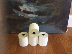 2 Ply Carbonless Receipt Rolls 3″ x 90′ 2-Ply White/Canary – 50 Rolls