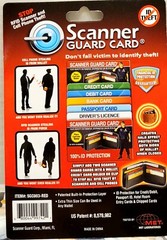 2 pack 4 total Scanner Guard Card Credit Card Scanner Protectors Patented Tested
