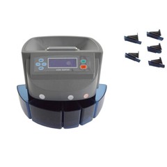 110V Digital Coin Sorter Counter Machine Money Change Counting Fast Commercial