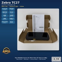 NEW Zebra TC27 WCMTA-T27B6ABE2 Touch Computer SE4710 LTE CBRS WiFi 6 Android 14