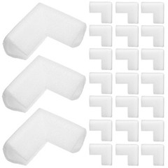 24Pcs Lightweight Epe Corner Protectors White for Carton Shipping Protection