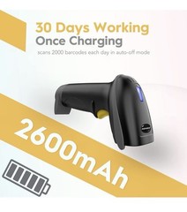 NADAMOO BUR3003 433MHz Wireless Barcode Scanner
